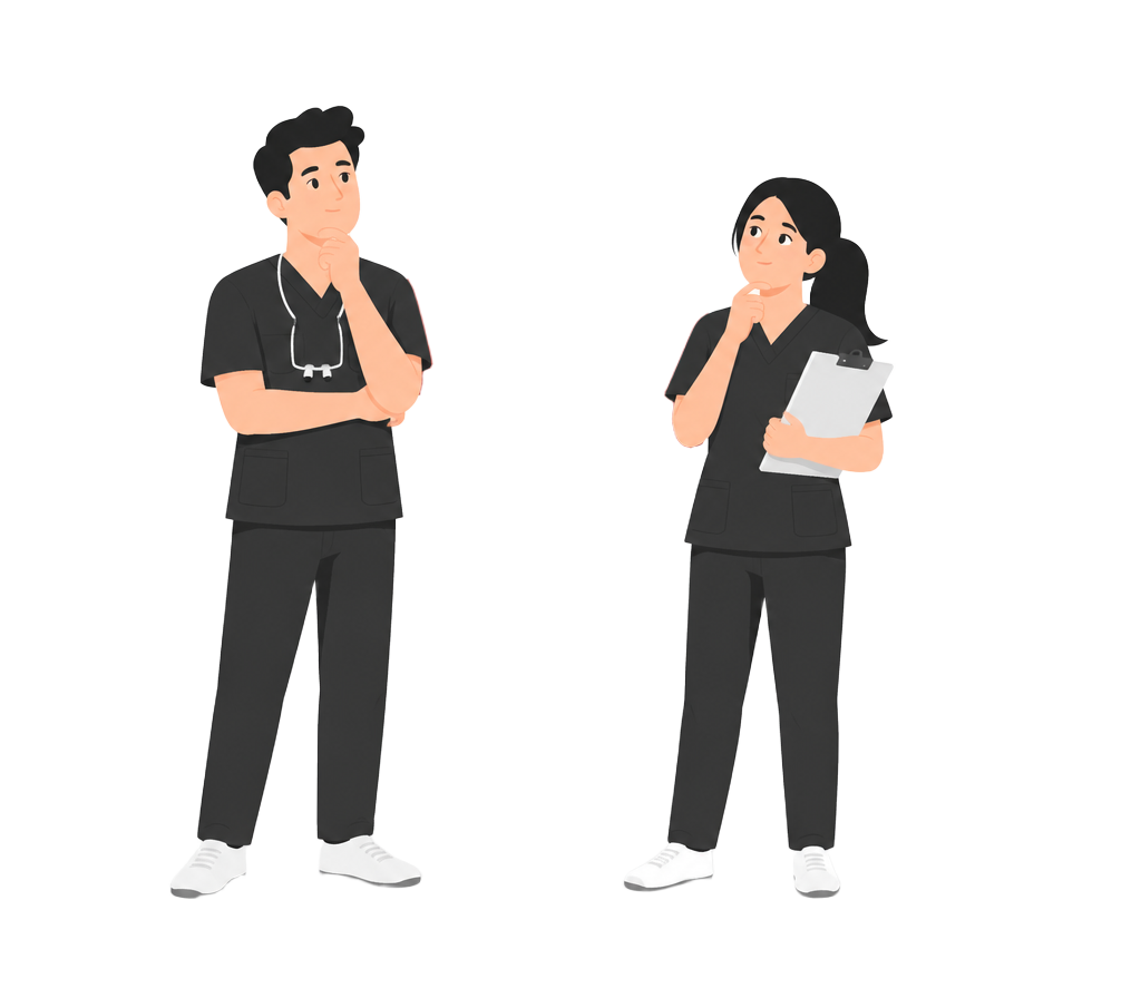 Dental clinic staff asking questions about their marketing reports